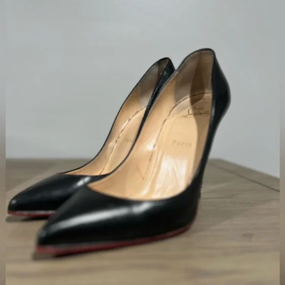 Christian Louboutin - Pigalle Follies Leather 100mm Red Sole, SZ 39 - Picture 5 of 11